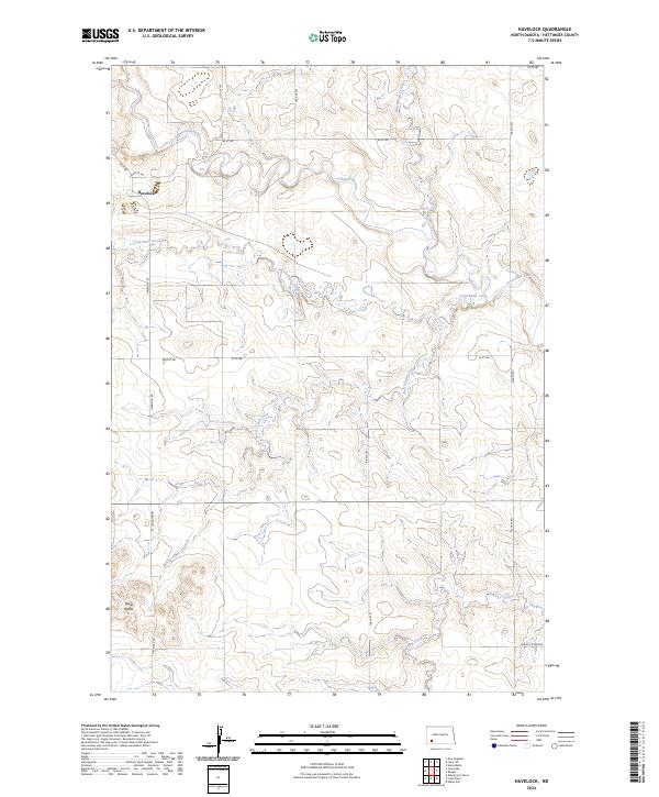 Havelock topographic map thumbnail