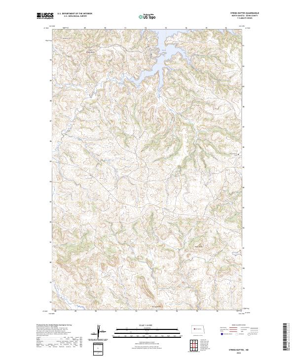 String Buttes 2024 topographic map thumbnail