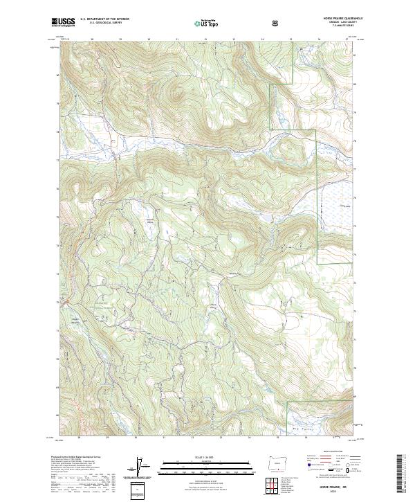 Horse Prairie topographic map thumbnail