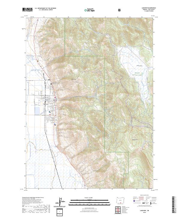 Lakeview 2024 topographic map thumbnail