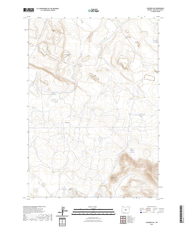 Soldiers Cap topographic map thumbnail