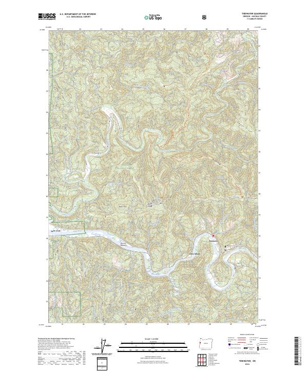 Tidewater 2024 topographic map thumbnail