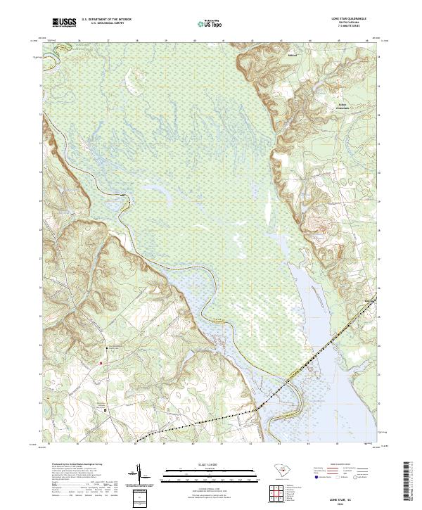 Lone Star topographic map thumbnail