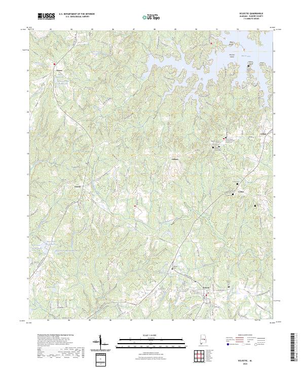 Eclectic topographic map thumbnail