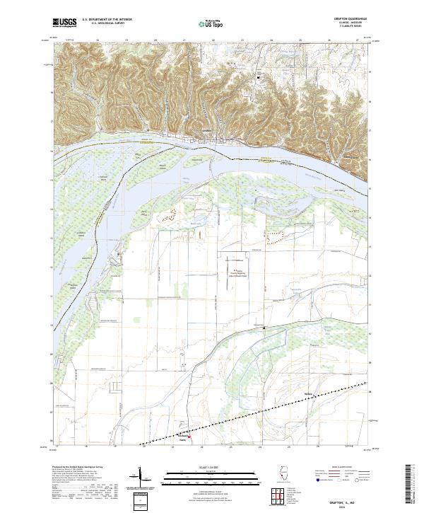 Grafton topographic map thumbnail