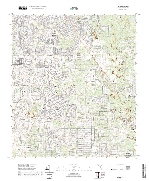Holder topographic map thumbnail
