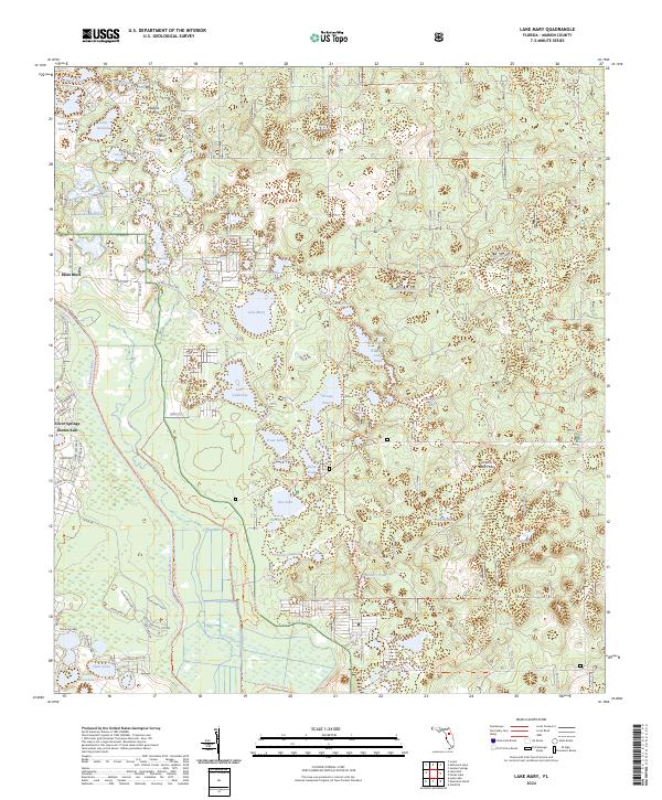 Lake Mary topographic map thumbnail