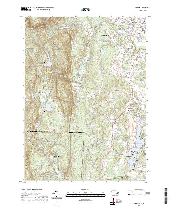 Southwick topographic map thumbnail