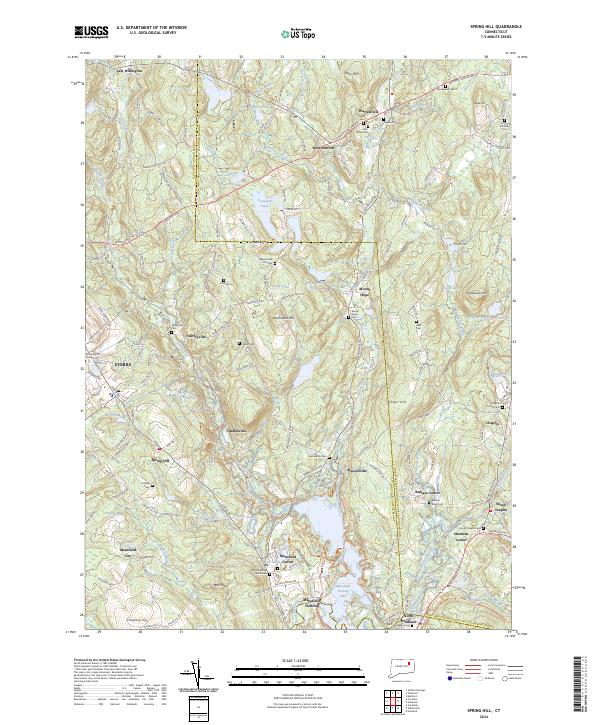 Spring Hill topographic map thumbnail