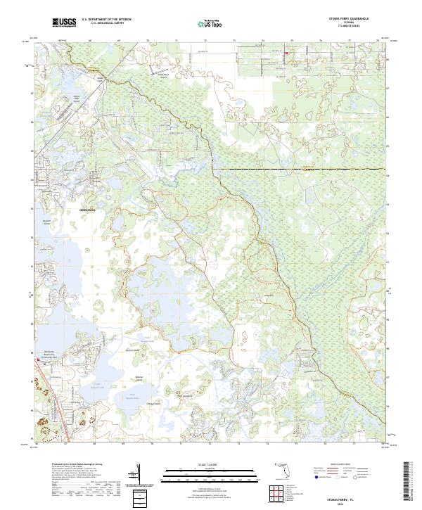 Stokes Ferry 2024 topographic map thumbnail