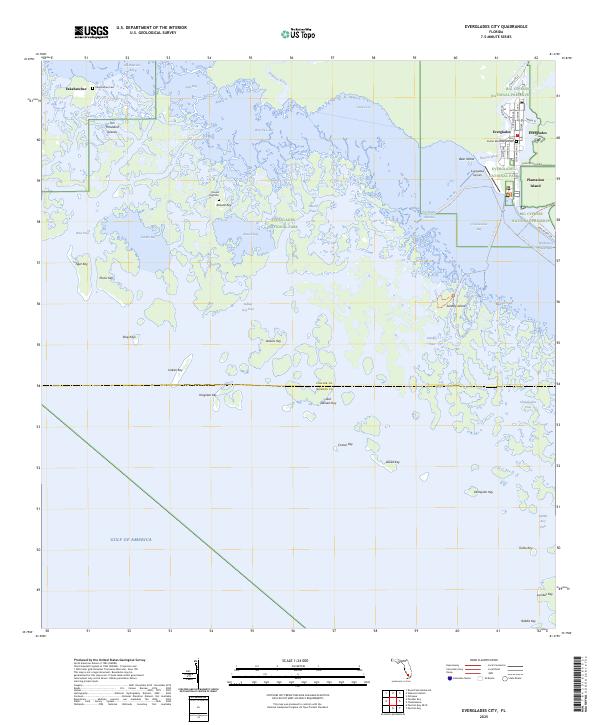 Everglades City topographic map thumbnail