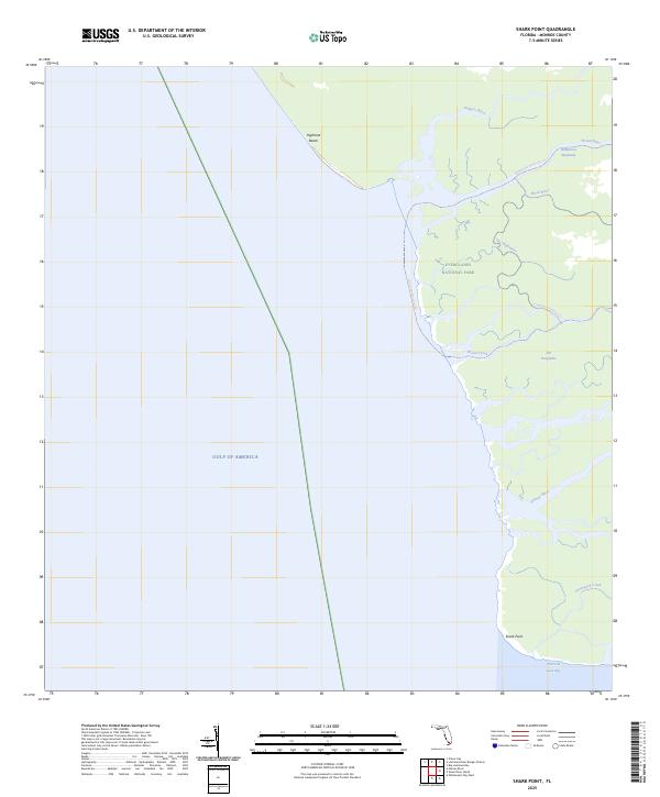 Shark Point topographic map thumbnail