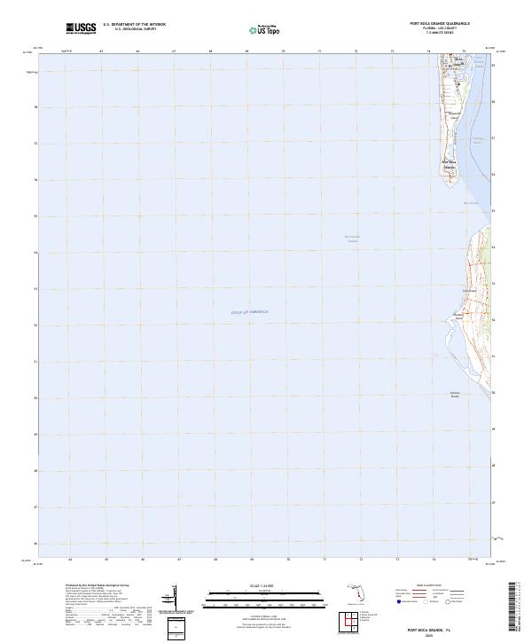 Port Boca Grande topographic map thumbnail