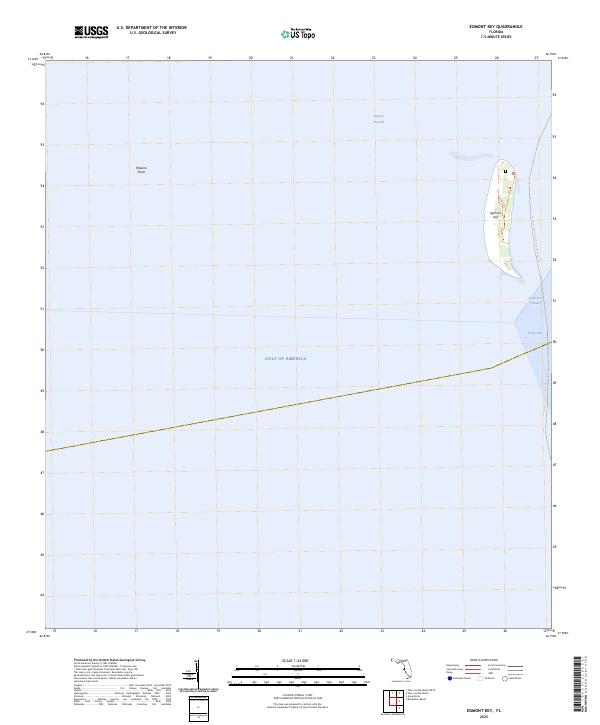 Egmont Key topographic map thumbnail