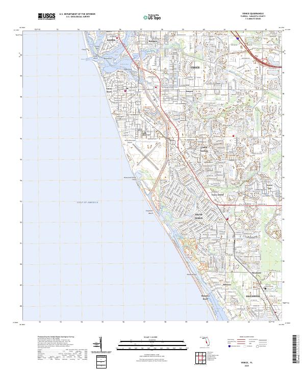 Venice 2025 topographic map thumbnail
