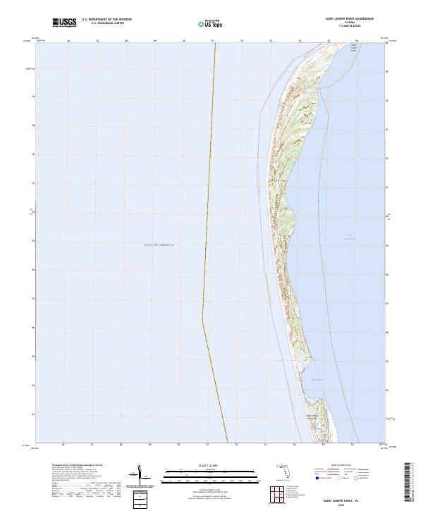Saint Joseph Point topographic map thumbnail