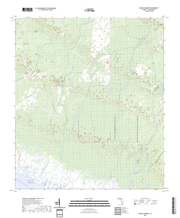 Manlin Hammock topographic map thumbnail