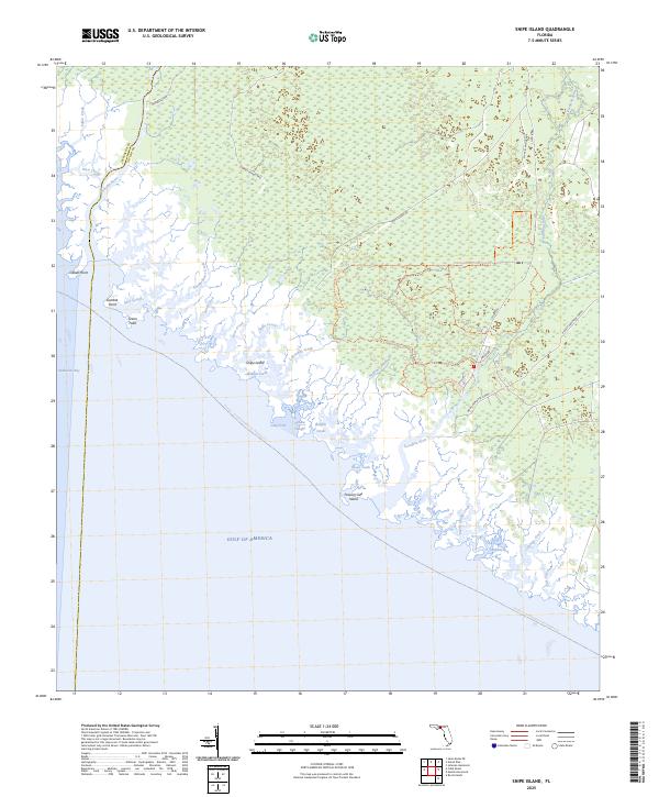 Snipe Island 2025 topographic map thumbnail