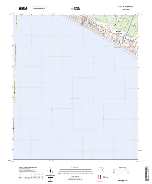 Laguna Beach topographic map thumbnail