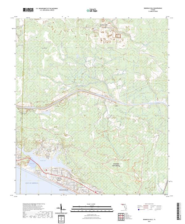 Seminole Hills topographic map thumbnail