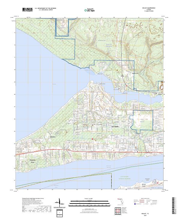 Holley topographic map thumbnail
