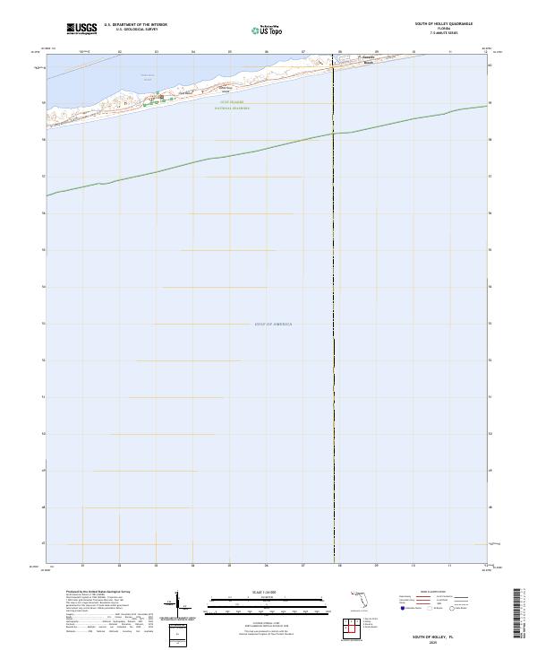 South of Holley 2025 topographic map thumbnail