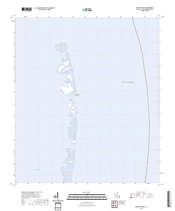 North Islands topographic map thumbnail