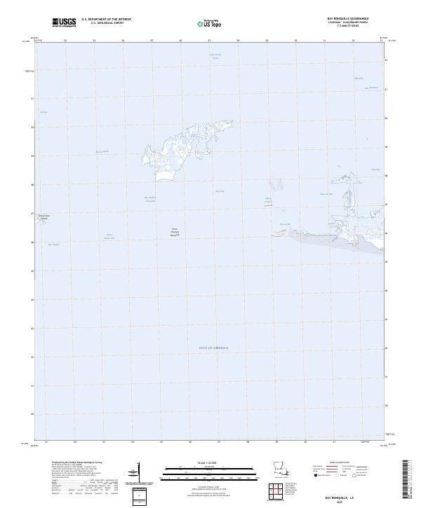 Bay Ronquille topographic map thumbnail