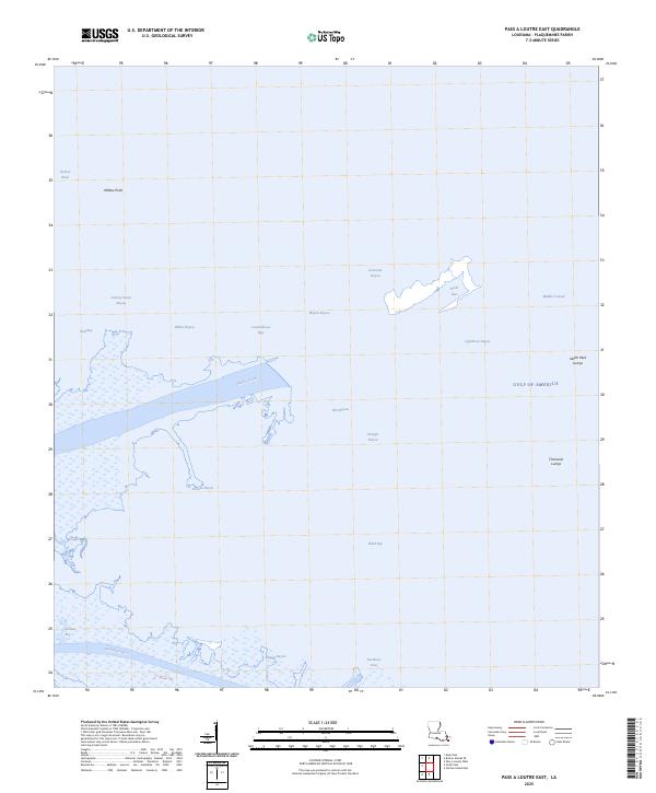 Pass a Loutre East topographic map thumbnail
