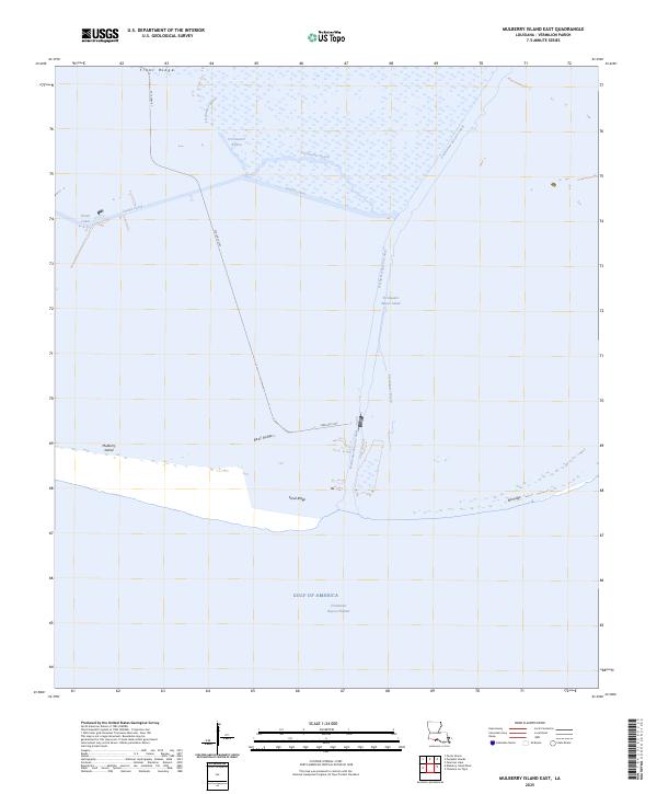 Mulberry Island East topographic map thumbnail