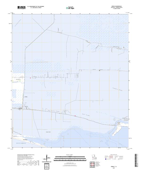 Creole topographic map thumbnail