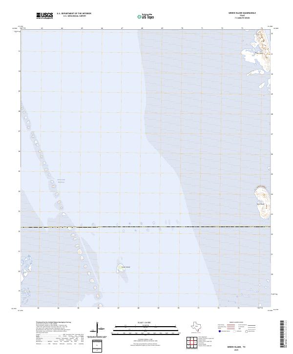 Green Island topographic map thumbnail