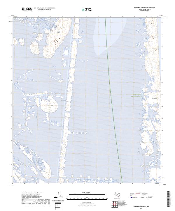 Potrero Lopeno NW 2025 topographic map thumbnail