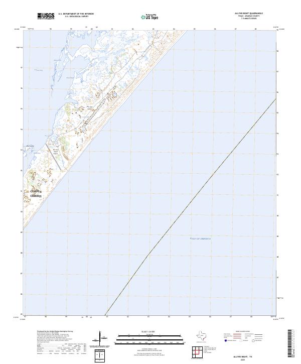 Allyns Bight topographic map thumbnail