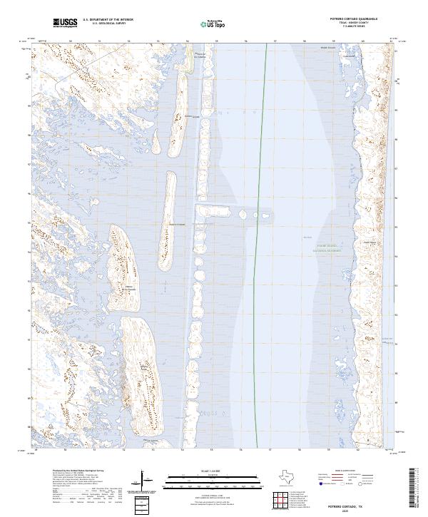 Potrero Cortado 2025 topographic map thumbnail