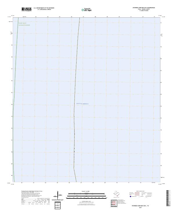 Potrero Cortado OE E 2025 topographic map thumbnail