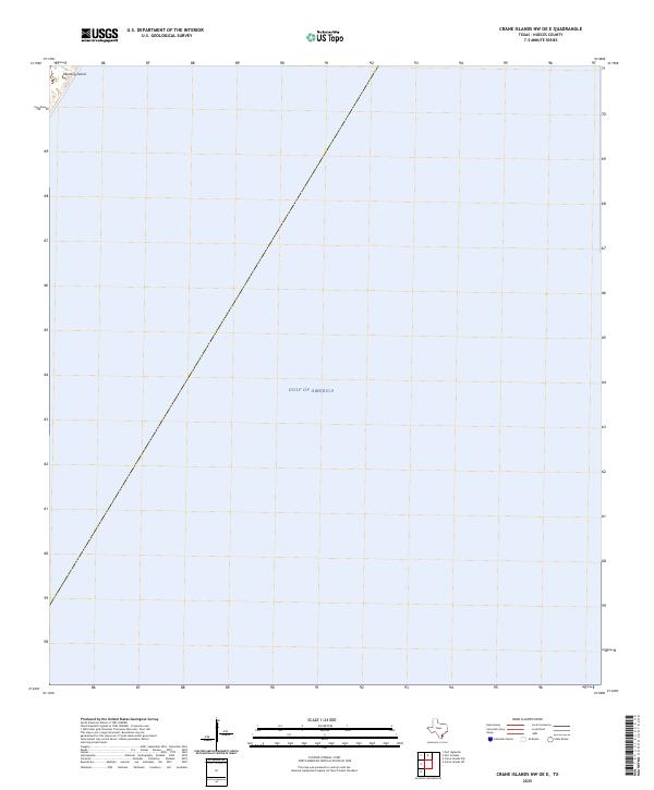 Crane Islands NW OE E 2025 topographic map thumbnail