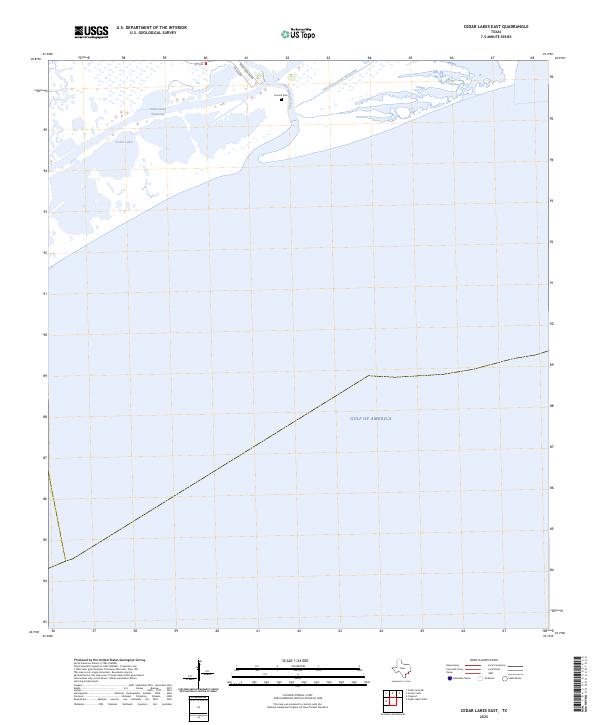 Cedar Lakes East topographic map thumbnail