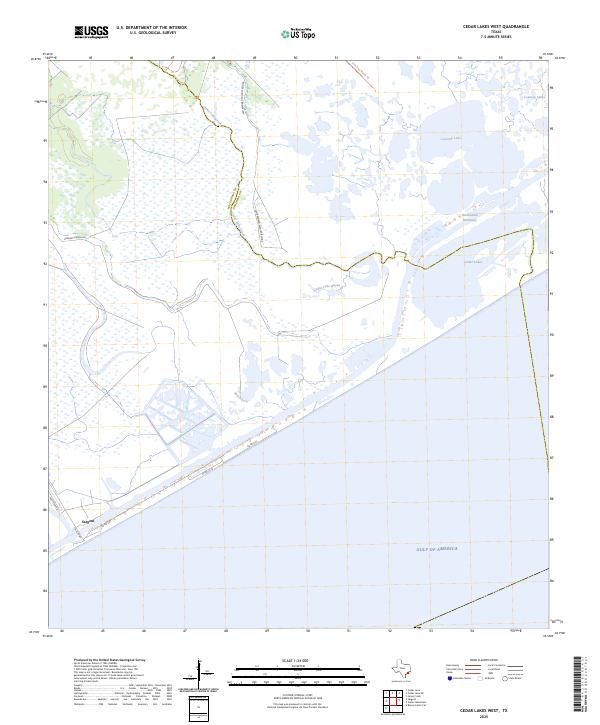 Cedar Lakes West topographic map thumbnail