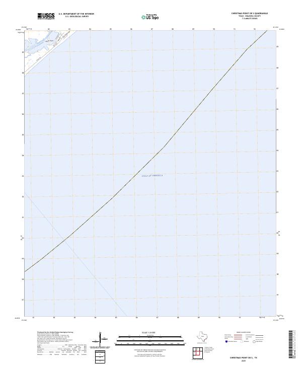 Christmas Point OE S topographic map thumbnail