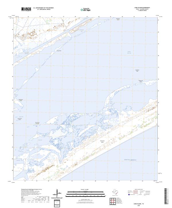 Long Island topographic map thumbnail