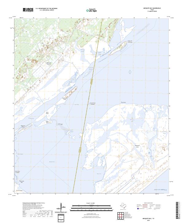 Mesquite Bay 2025 topographic map thumbnail