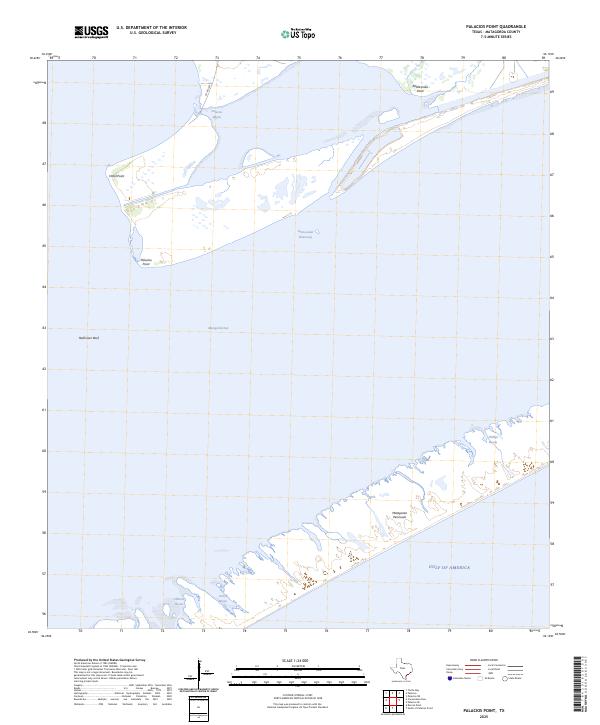 Palacios Point 2025 topographic map thumbnail