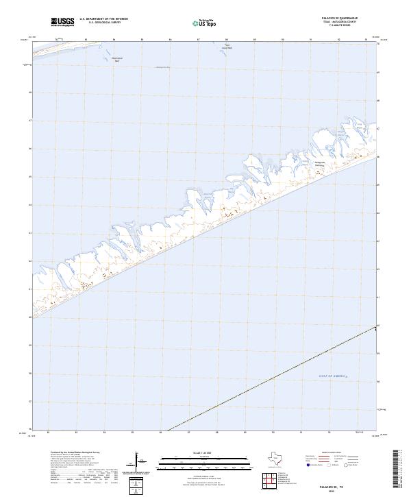 Palacios SE 2025 topographic map thumbnail
