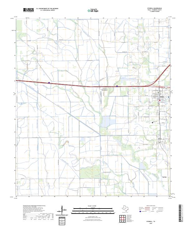 Stowell 2025 topographic map thumbnail