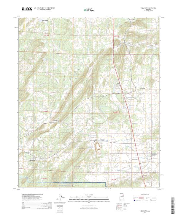 Wellington 2026 topographic map thumbnail