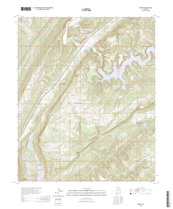 Remlap 2026 topographic map thumbnail