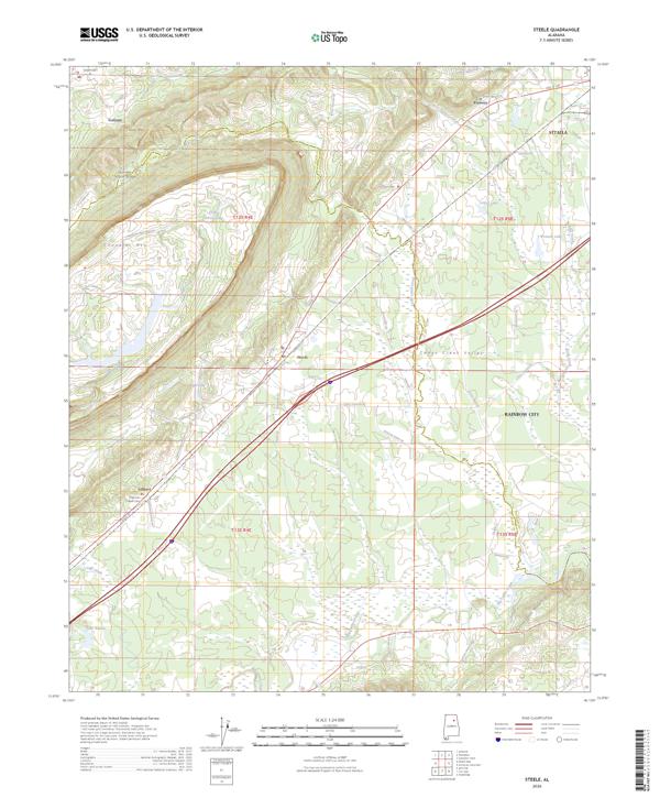 Steele 2026 topographic map thumbnail