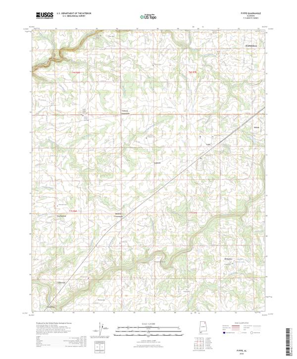 Fyffe topographic map thumbnail