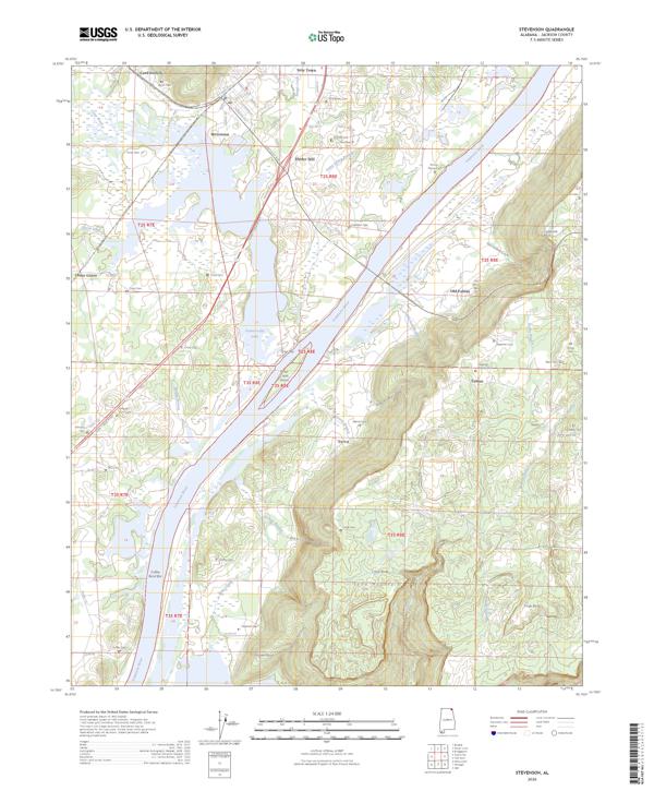 Stevenson topographic map thumbnail
